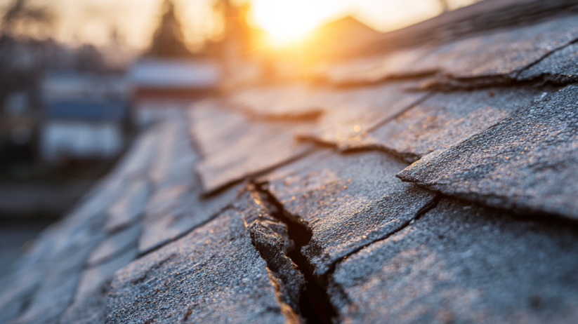 thermal shock on roof in Calgary