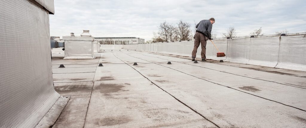 flat roof maintenance