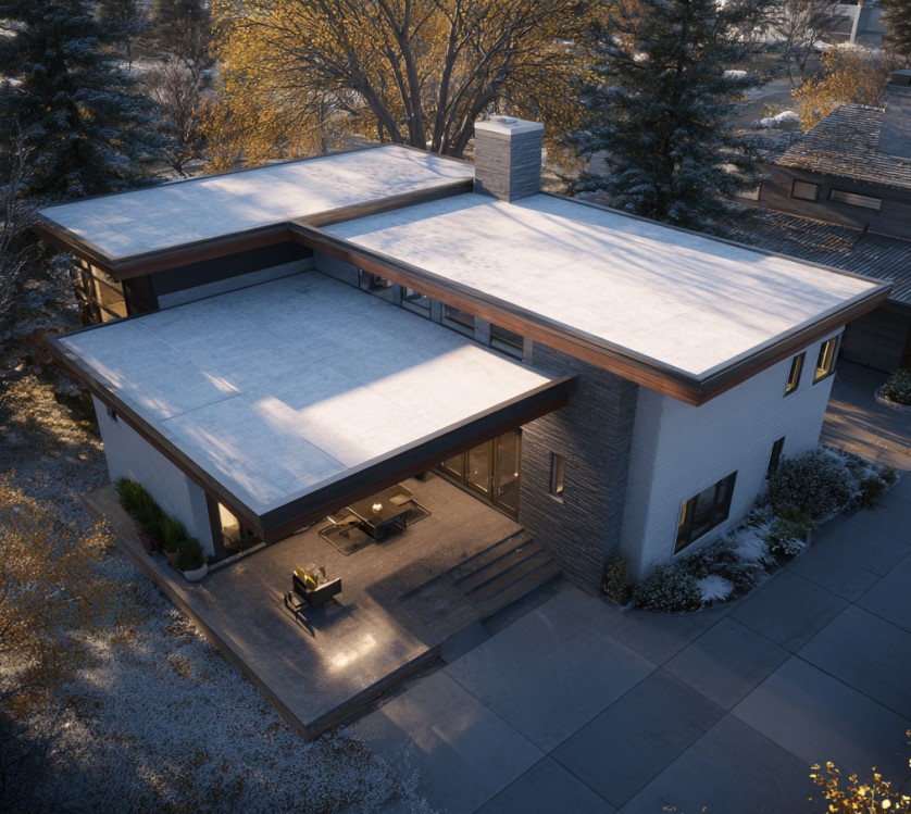 flat roofing in Calgary, AB