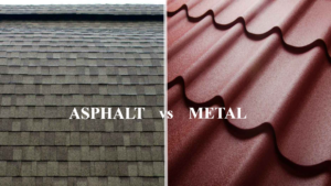 asphalt shingle vs metal roofing in Rocky View County