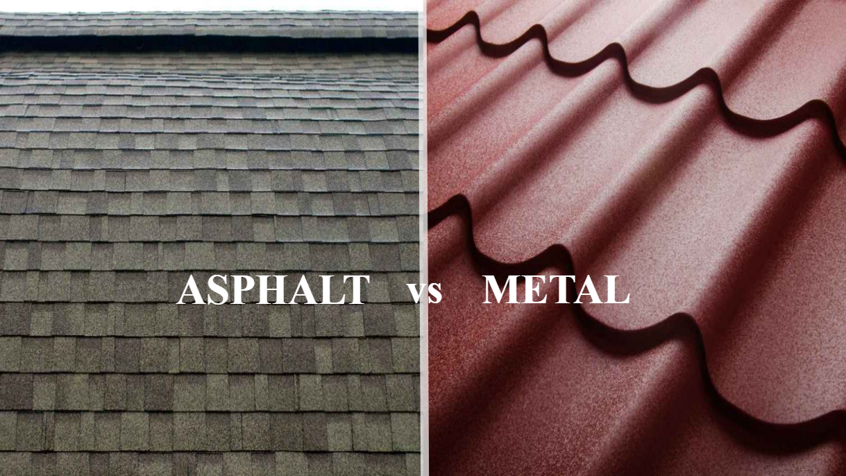 asphalt shingle vs metal roofing in Rocky View County